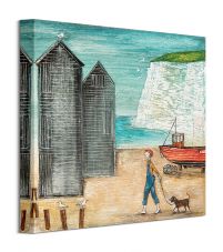 Gull Wharf - obraz na płótnie 30x30 cm