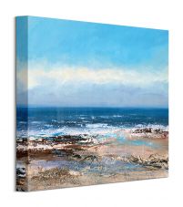 Sunlit Sea - obraz na płótnie 30x30 cm