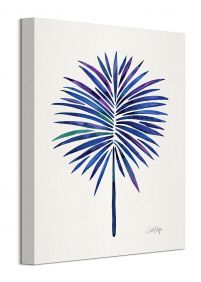Indigo Fan Palm - obraz na płótnie 30x40 cm