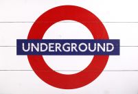 London Underground Sign - obraz na drewnie