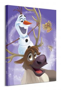 Olaf's Frozen Adventure Olaf & Sven - obraz na płótnie