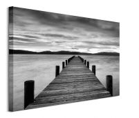 Morning Pier - obraz na płótnie 80x60 cm
