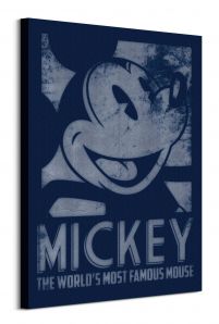 Mickey Mouse Most Famous Mouse - obraz na płótnie 60x80 cm