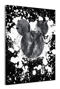 Mickey Mouse Splatter - obraz na płótnie 60x80 cm