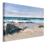 Watching the Waves - obraz na płótnie 80x60 cm