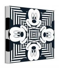 Mickey Mouse Stripe Squares - obraz na płótnie