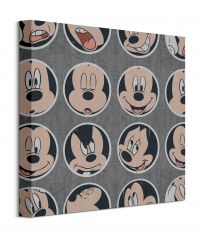 Mickey Mouse Circled - obraz na płótnie