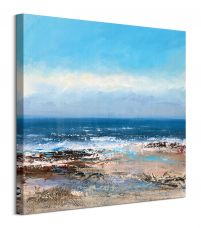 Sunlit Sea - obraz na płótnie 60x60 cm