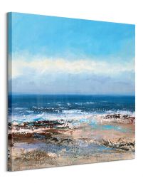 Sunlit Sea - obraz na płótnie 85x85 cm