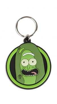 Pickle Rick - gumowy brelok do kluczy z serialu Rick and Morty