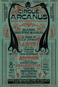 Plakat Le Cirque Arcanus z filmu Fantastyczne Zwierzęta: Zbrodnie Grindelwalda