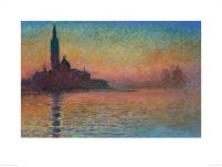 reprodukcja Monet - Sunset in Venice