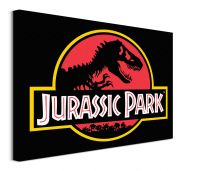 Jurassic Park Logo - obraz na płótnie 80x60 cm