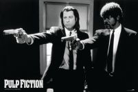 Plakat Pulp Fiction Guns z Jules Samuel L. Jackson i Vincent John Travolta