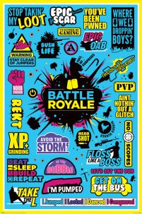 Battle Royale Infographic - plakat