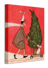 Little Silent Christmas Tree - obraz na płótnie