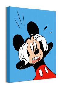 Mickey Mouse Shocked - obraz na płótnie