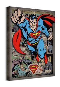 Komiksowy Superman - obraz na płótnie