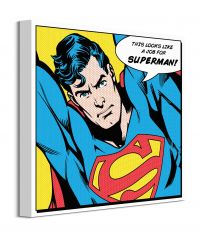Superman Cytat - obraz na płótnie