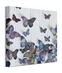 Kolorowe motyle - obraz na płótnie