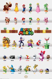 Super Mario Character Parade - plakat