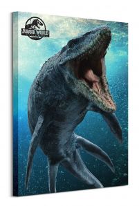 Obraz na płótnie z Mozazaurem z filmu Jurassic World: Upadłe królestwo