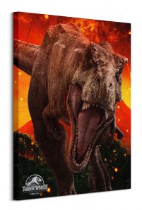 Obraz na płótnie T-Rex z filmu Jurassic World: Fallen Kingdom