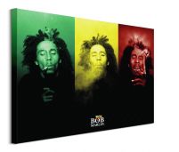 Obraz na płótnie Tricolour Smoke z Bobem Marley'em