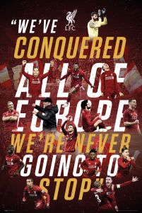 Plakat Liverpool FC Europe 2019