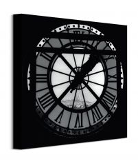 Obraz Clock Face z widokiem na Paryż