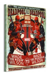 Deadpool Wade vs Wade - obraz na płótnie
