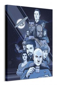 Star Trek Next Generation Blue - obraz na płótnie