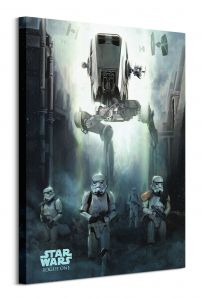 Star Wars Rogue One Stormtrooper Patrol - obraz na płótnie