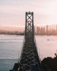 Most w San Francisco - plakat