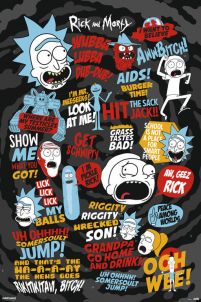 Rick And Morty Quotes - plakat