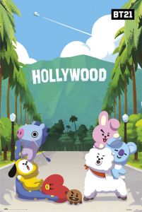 BT21 Hollywood - plakat
