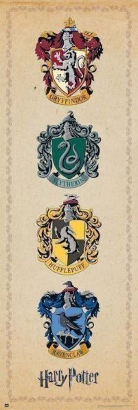 Harry Potter House Crests - plakat