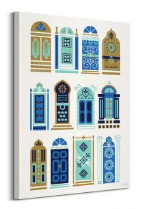 Moroccan Doors - obraz na płótnie