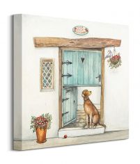 Dog Rose Cottage - obraz na płótnie