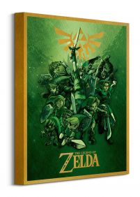 The Legend Of Zelda Link Fighting - obraz na płótnie