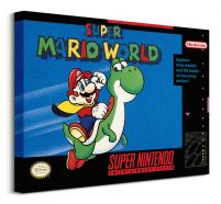 Super Nintendo Super Mario World - obraz na płótnie