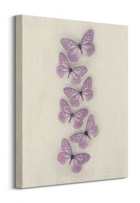 Lilac Butterflies - obraz na płótnie