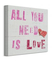 All You Need Is Love - obraz na płótnie