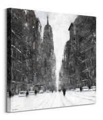 Snow Flurries 5th Avenue - obraz na płótnie