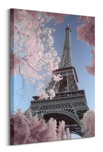 Eiffel Tower Infrared - obraz na płótnie