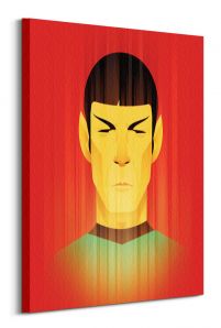 Star Trek Beaming Spock - obraz na płótnie