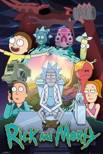 plakat z serialu Rick and Morty Season 4
