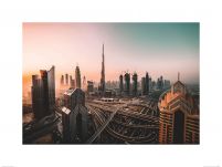 Wschód nad Dubajem - reprodukcja