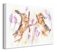 Spring Hares - obraz na płótnie