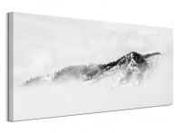 Śnieżne stoki - obraz na płótnie